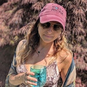 Baseball Cap Hat UNISEX Wine Pigment Dyed Twill